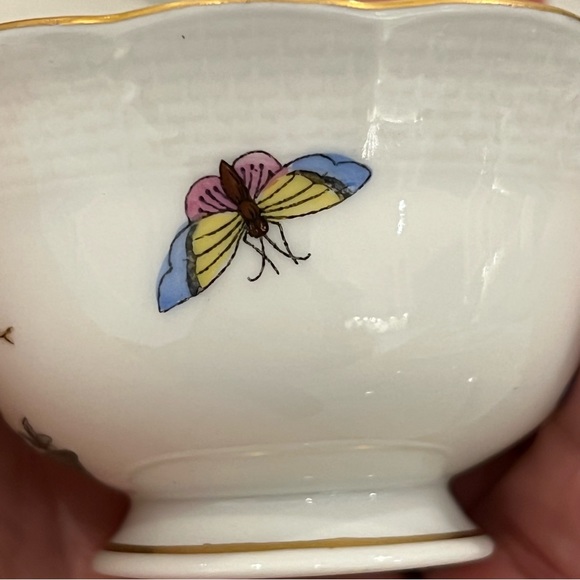 Herend Rothschild Small Footed Trinket Bowl - Picture 5 of 15